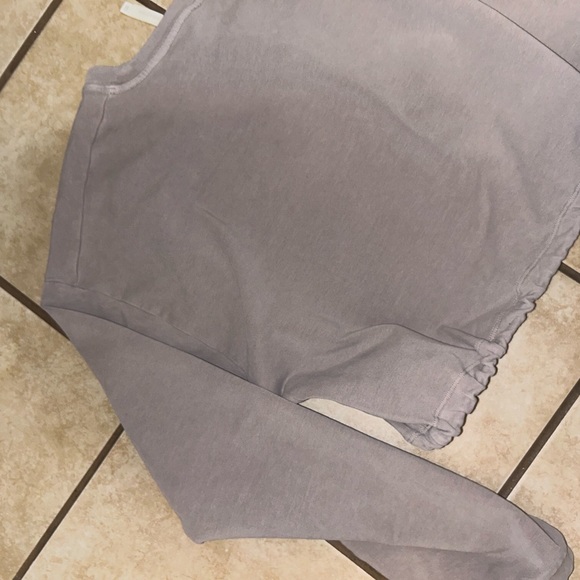 Aritzia The Group By Babaton Region Sweatshirt Cinchable Crew Neck Crop size M - Picture 8 of 8